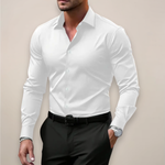 Men's Slim-Fit Long Sleeve Shirt