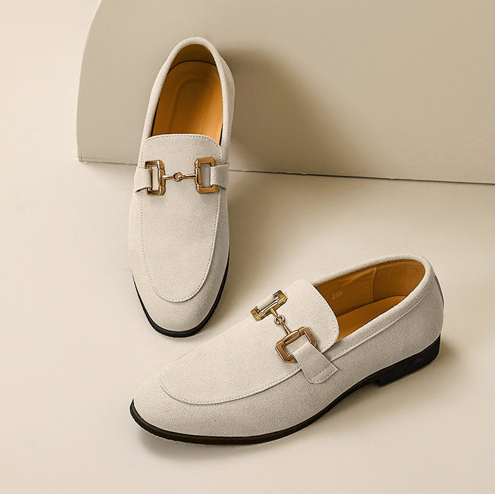 Men’s Slip-On Closed-Toe Horsebit Loafers
