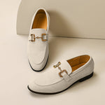 Men’s Slip-On Closed-Toe Horsebit Loafers