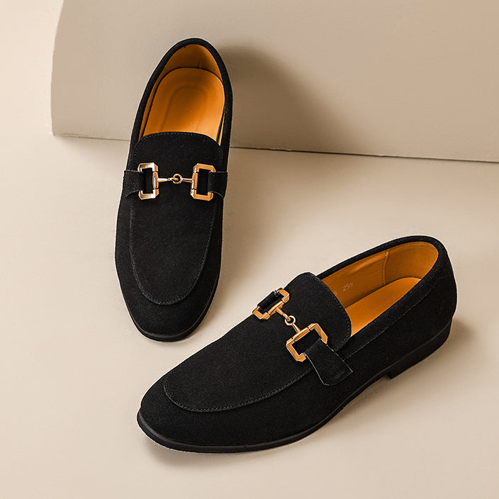 Men’s Slip-On Closed-Toe Horsebit Loafers