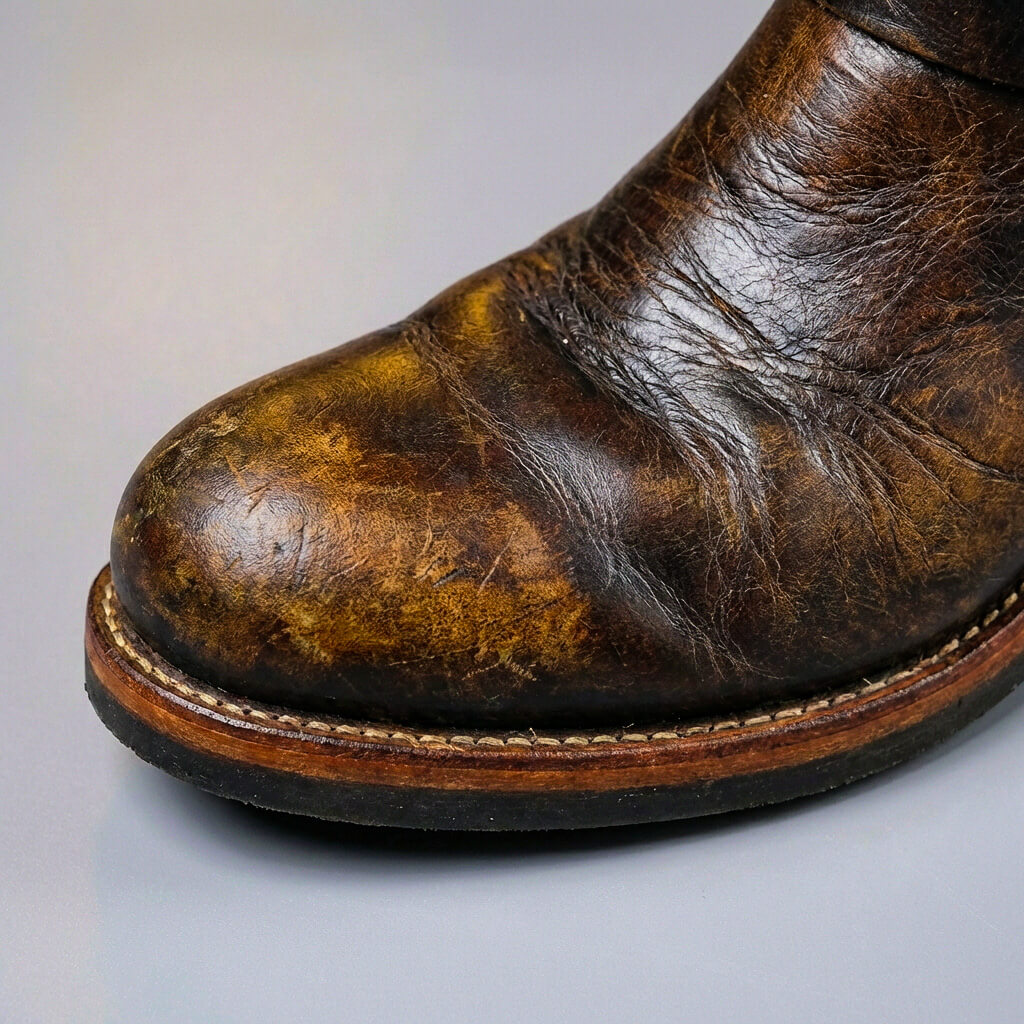 Men's Slip-On Mid-Calf Buckle Boots