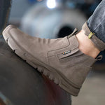 Men’s Slip-On Steel Toe Work Boots