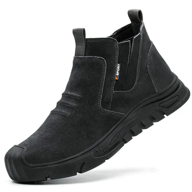 Men’s Slip-On Steel Toe Work Boots