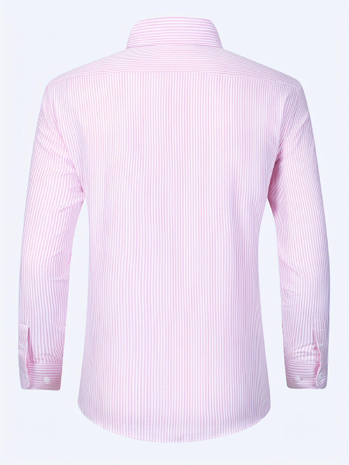 Men's Striped Long Sleeve Button Down Shirt