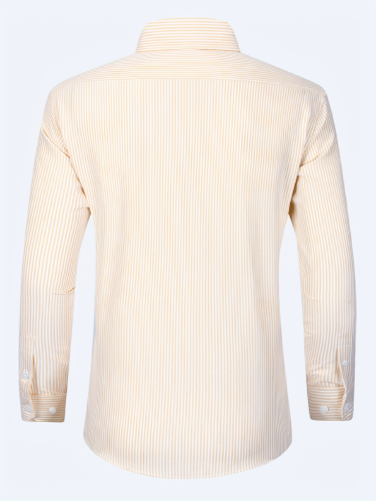 Men's Striped Long Sleeve Button Down Shirt