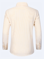 Men's Striped Long Sleeve Button Down Shirt