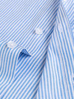 Men's Striped Long Sleeve Button Down Shirt