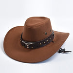 Men’s Stud Detail Western Cowboy Hat