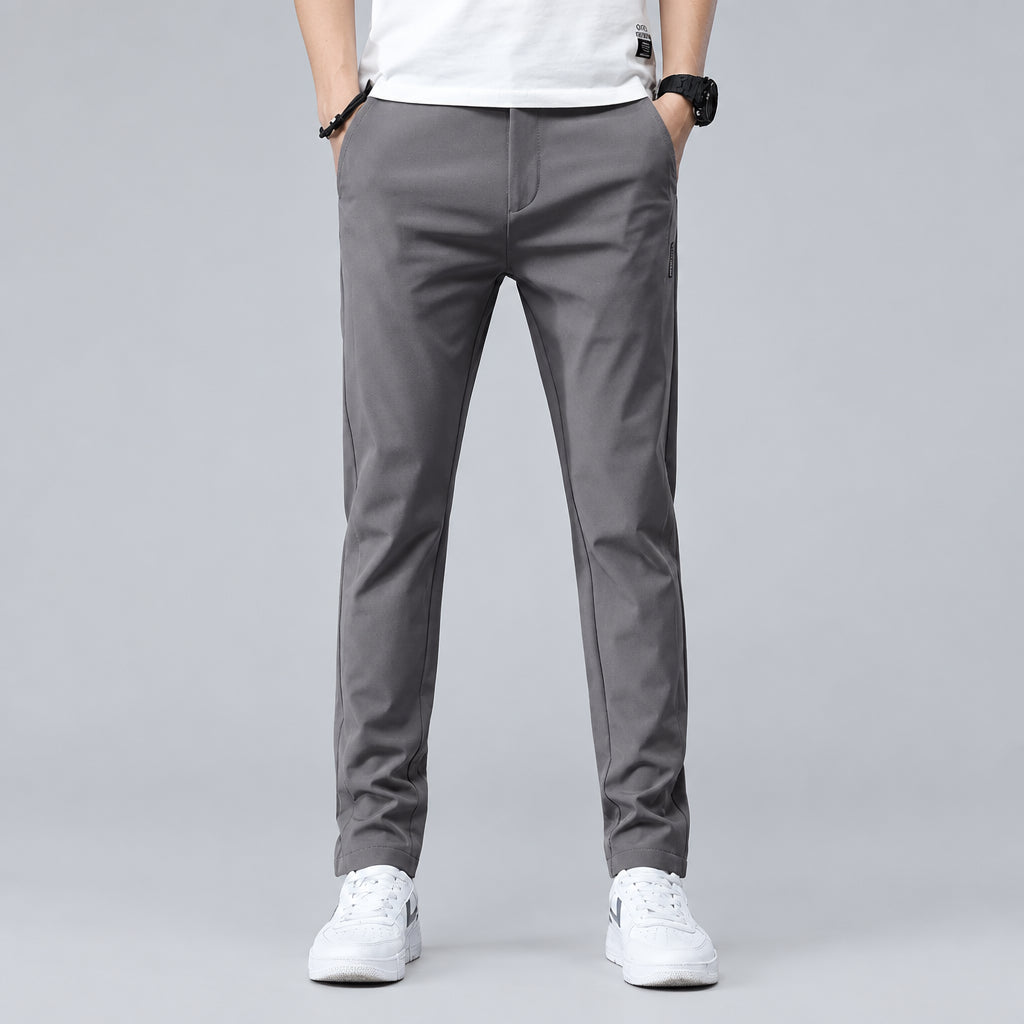 Men's Tapered-Cut Slim Fit Side-Pocket Pants