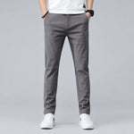 Men's Tapered-Cut Slim Fit Side-Pocket Pants