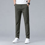 Men's Tapered-Cut Slim Fit Side-Pocket Pants