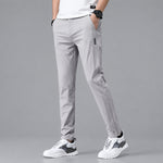 Men's Tapered-Cut Slim Fit Side-Pocket Pants