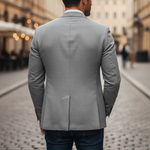 Men's Two-Button Flap-Pocket Blazer