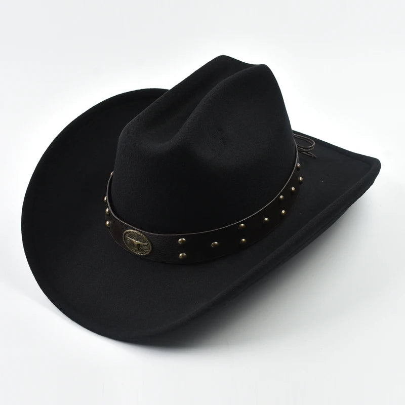 Men’s Wide Brim Western Cowboy Hat