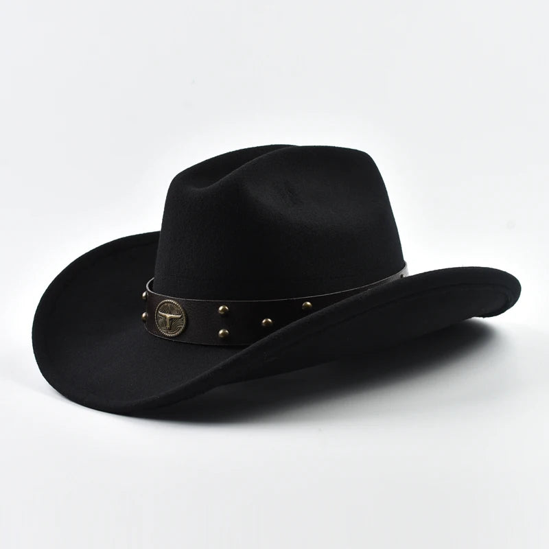 Men’s Wide Brim Western Cowboy Hat