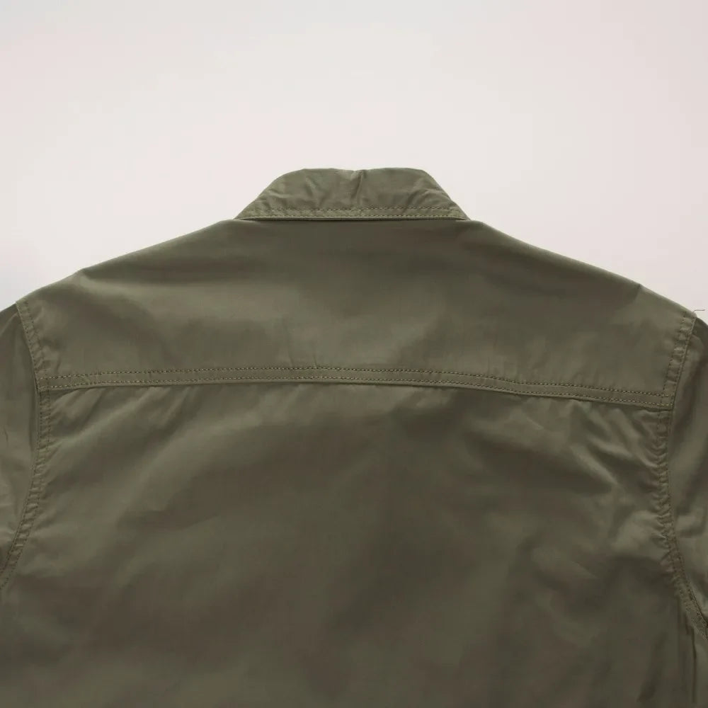 Men’s Zip Pocket Button Down Shirt