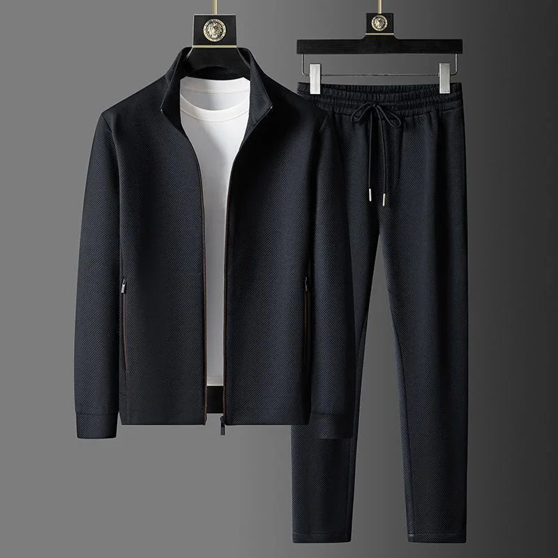 Men’s Zip Up 2 Piece Tracksuit Set