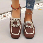 Women’s Closed-Toe Buckle Slip-On Loafers