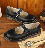 Women’s Closed-Toe Buckle Strap Mary Jane Shoes