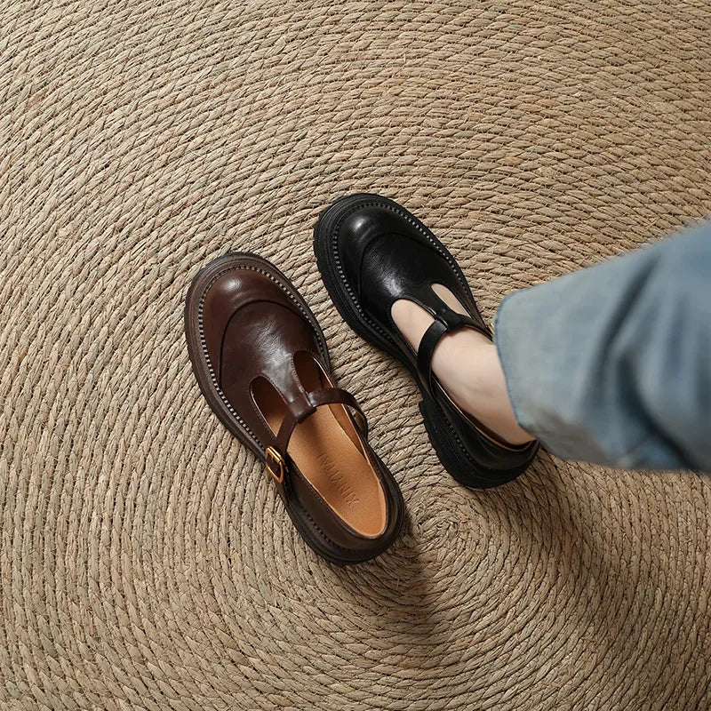 Women’s Closed-Toe Platform Mary Jane Shoes