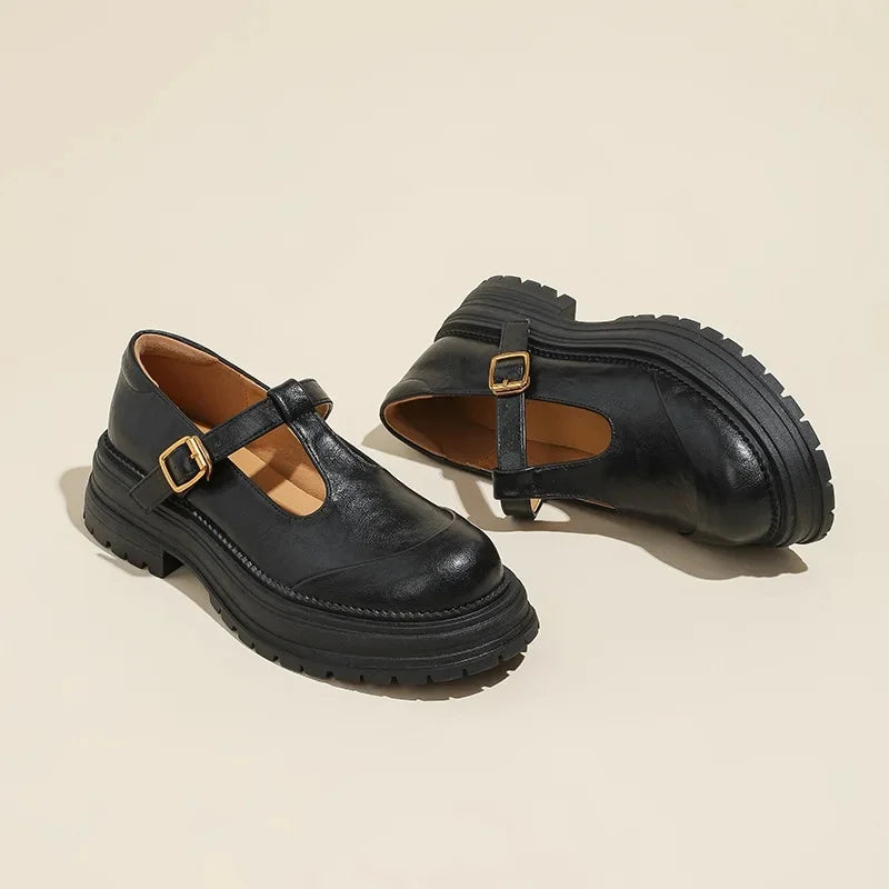Women’s Closed-Toe Platform Mary Jane Shoes