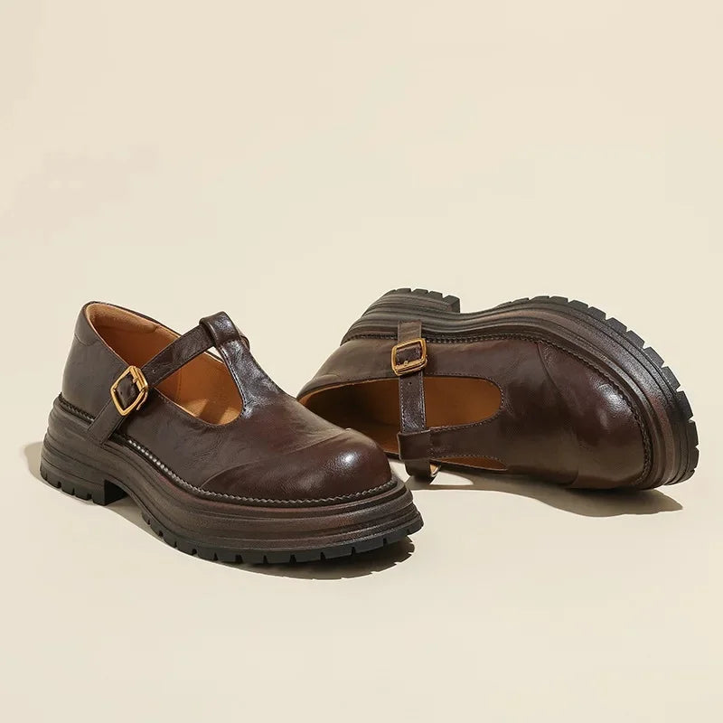 Women’s Closed-Toe Platform Mary Jane Shoes