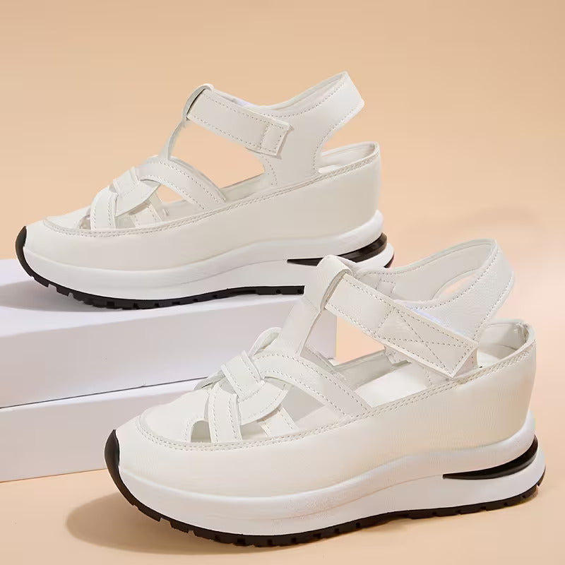 Women’s Closed-Toe Platform Slingback Sandals