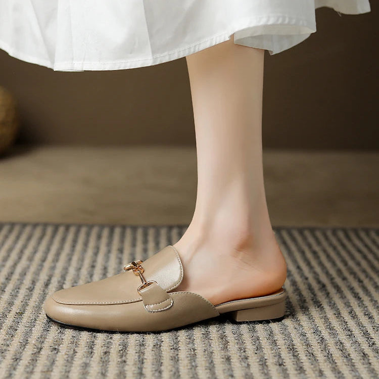 Women’s Closed-Toe Slip-On Mule Loafers