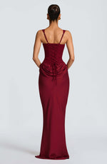 Women’s Corset Maxi Wedding Guest Dress