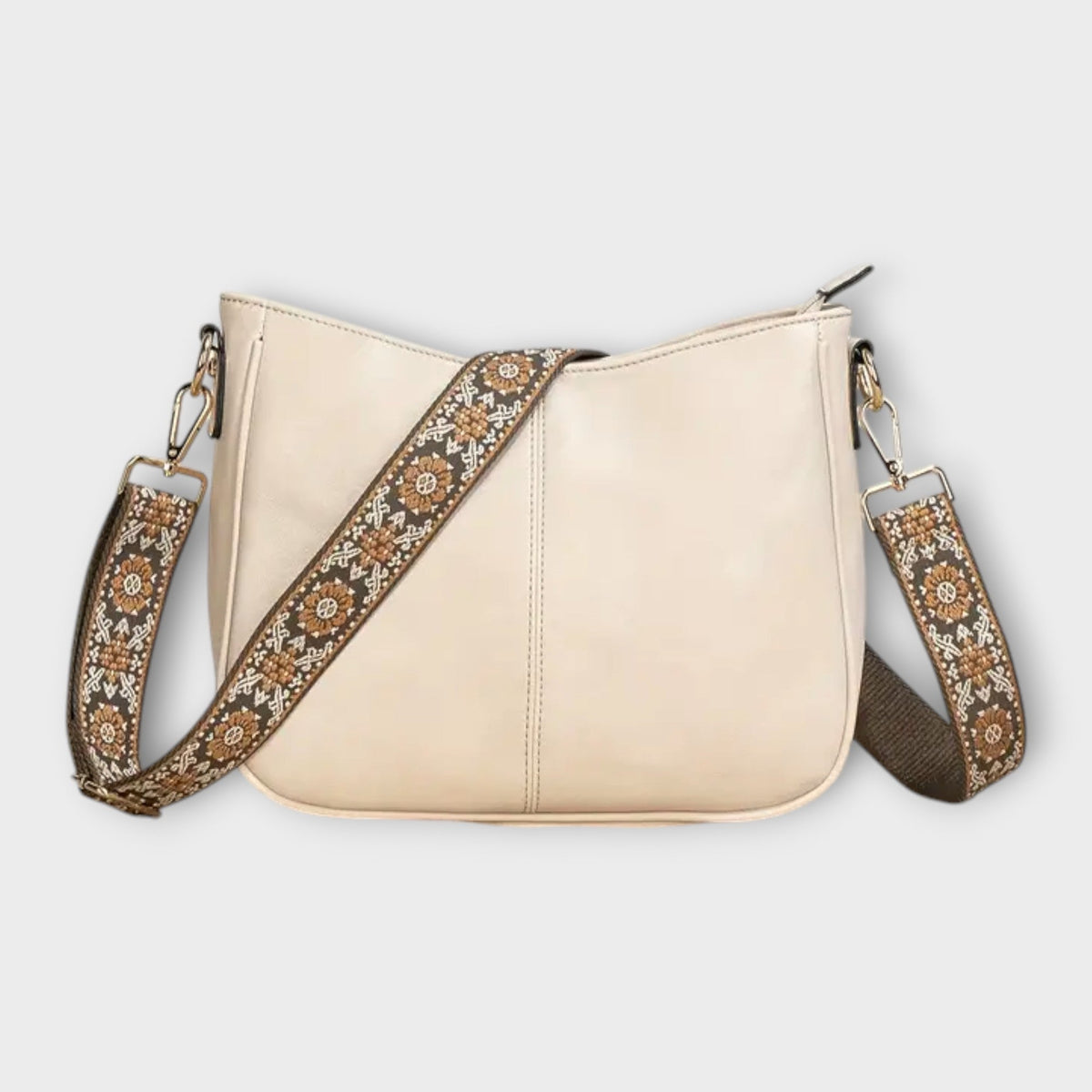 Women’s Crossbody Bag with Adjustable Patterned Strap