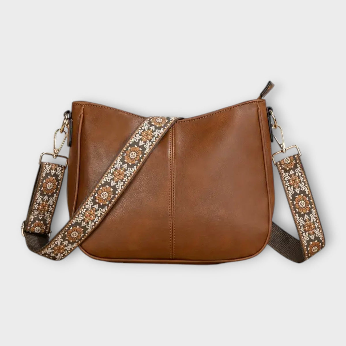 Women’s Crossbody Bag with Adjustable Patterned Strap