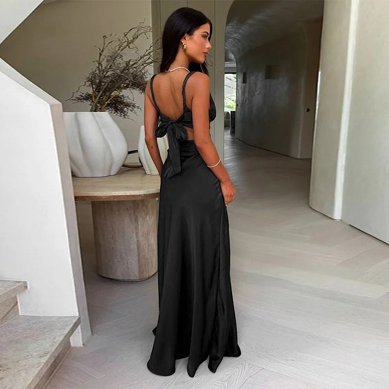 Women’s Cut-Out Maxi Wedding Guest Dress