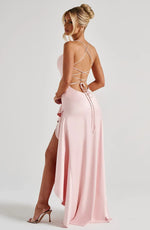 Women’s High Slit Maxi Wedding Guest Dress