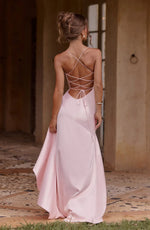 Women’s High Slit Maxi Wedding Guest Dress