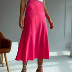 Women’s High Waisted Midi Skirt