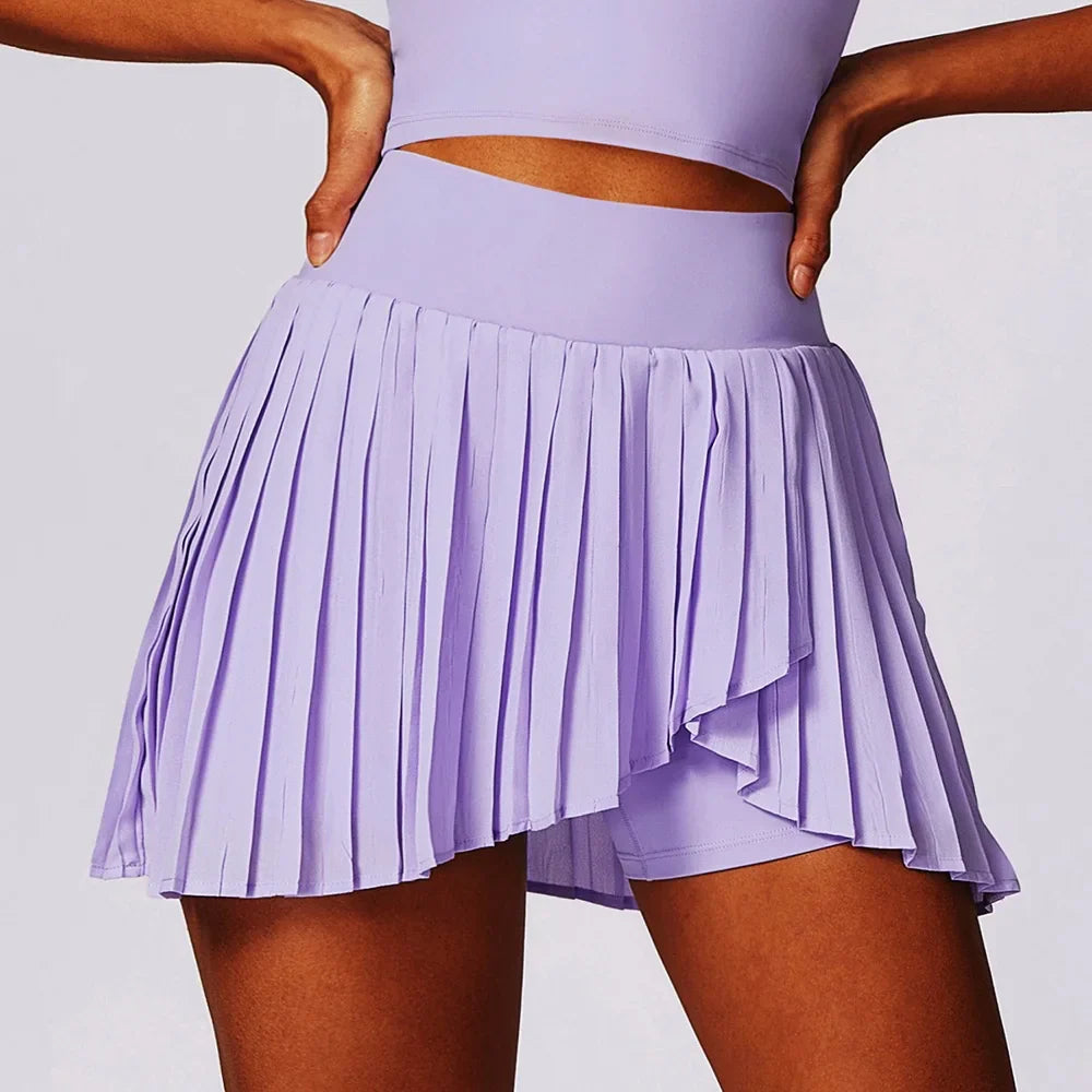 Women’s High Waisted Pleated Mini Skort