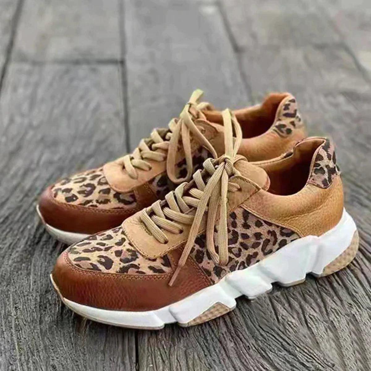 Women’s Lace-Up Chunky Sole Sneakers