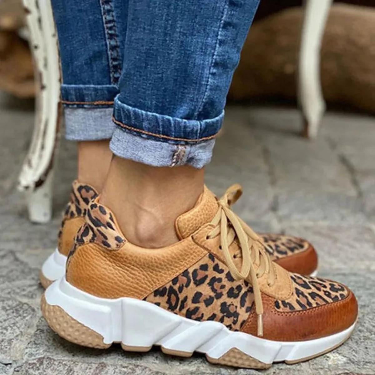 Women’s Lace-Up Chunky Sole Sneakers