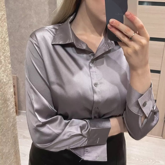 Women’s Long Sleeve Button-Down Shirt