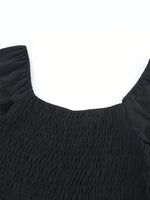 Women’s Long Sleeve Smocked Jumpsuit