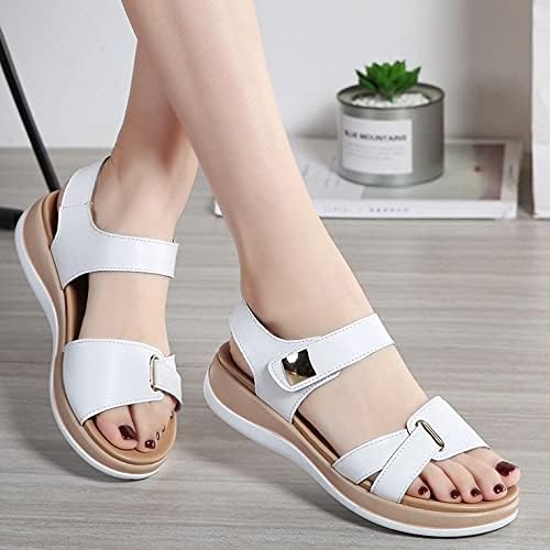 Women’s Open-Toe Adjustable Strap Flat Sandals
