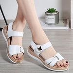 Women’s Open-Toe Adjustable Strap Flat Sandals