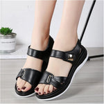 Women’s Open-Toe Adjustable Strap Flat Sandals