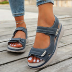 Women’s Open-Toe Adjustable Strap Platform Sandals