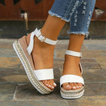Women’s Open-Toe Ankle Strap Platform Sandals
