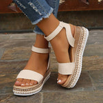 Women’s Open-Toe Ankle Strap Platform Sandals