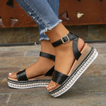 Women’s Open-Toe Ankle Strap Platform Sandals