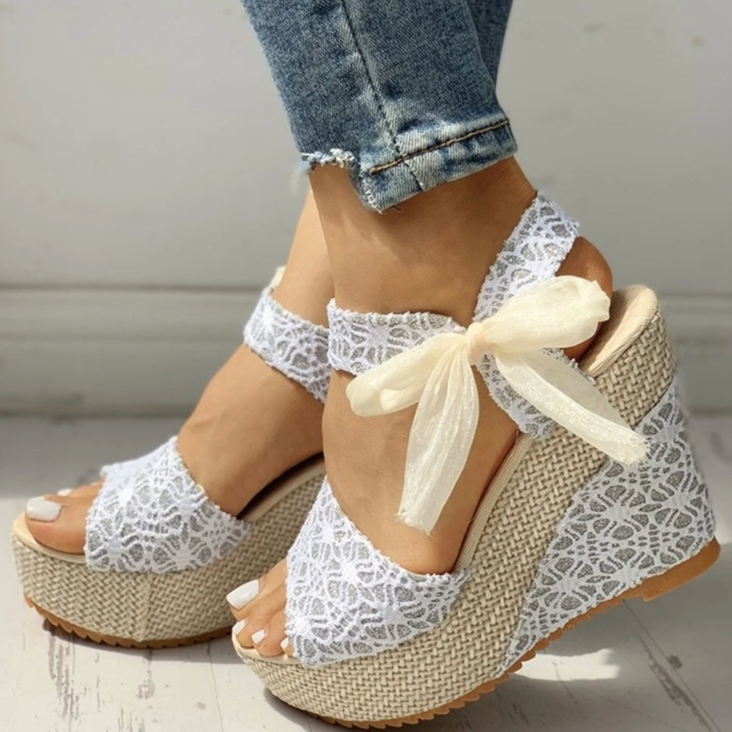 Women’s Open-Toe Espadrille Wedge Sandals