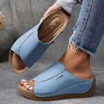 Women’s Open-Toe Platform Slide Sandals