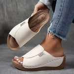 Women’s Open-Toe Platform Slide Sandals